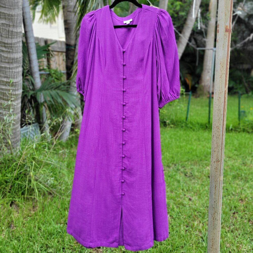 J Jill Linen Dress, Orchid